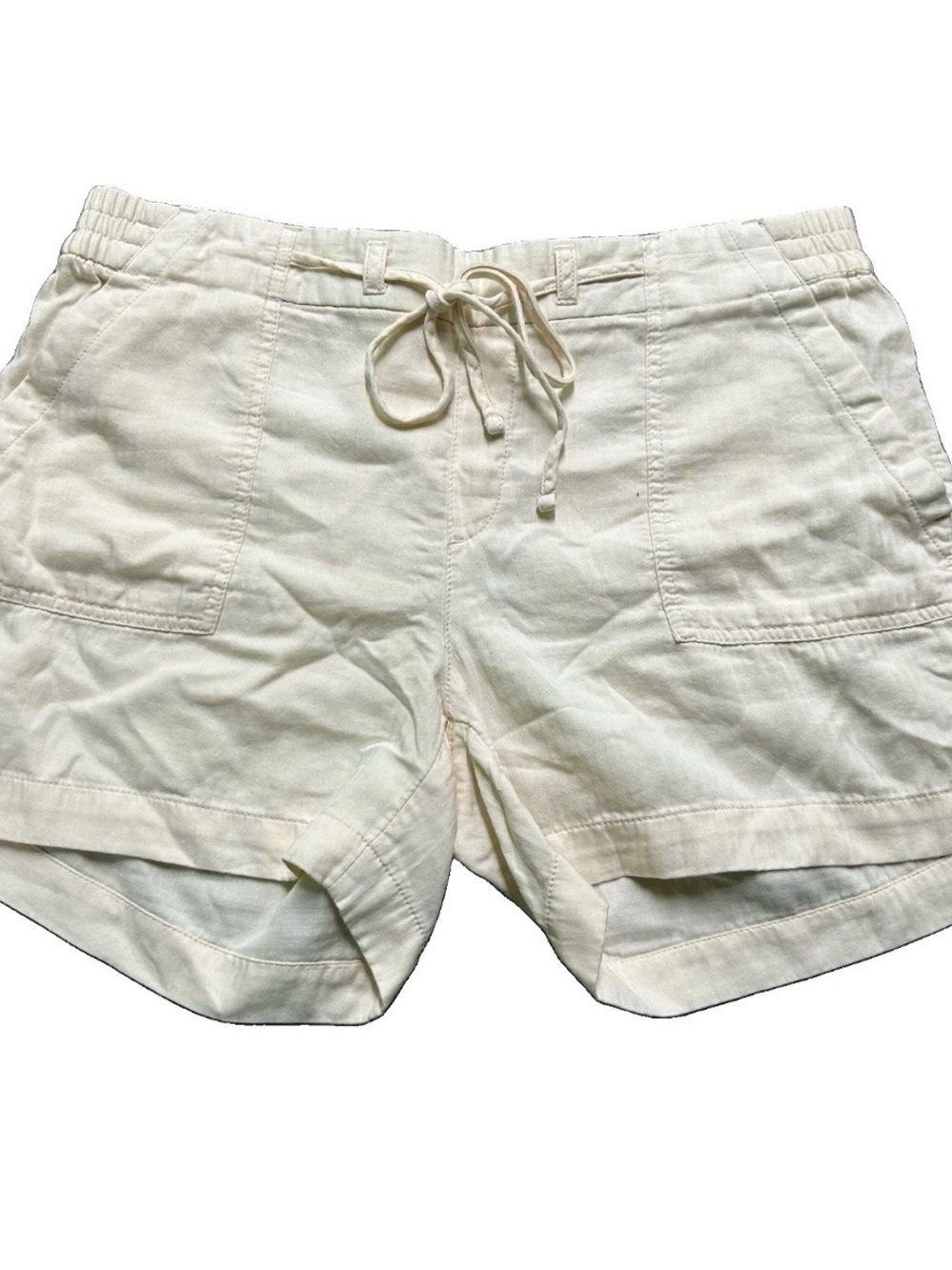 Women’s Old Navy Cream Pull On Shorts Size Large